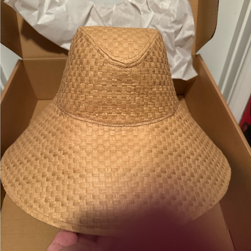 Lack Of Color Tan Woven Hat